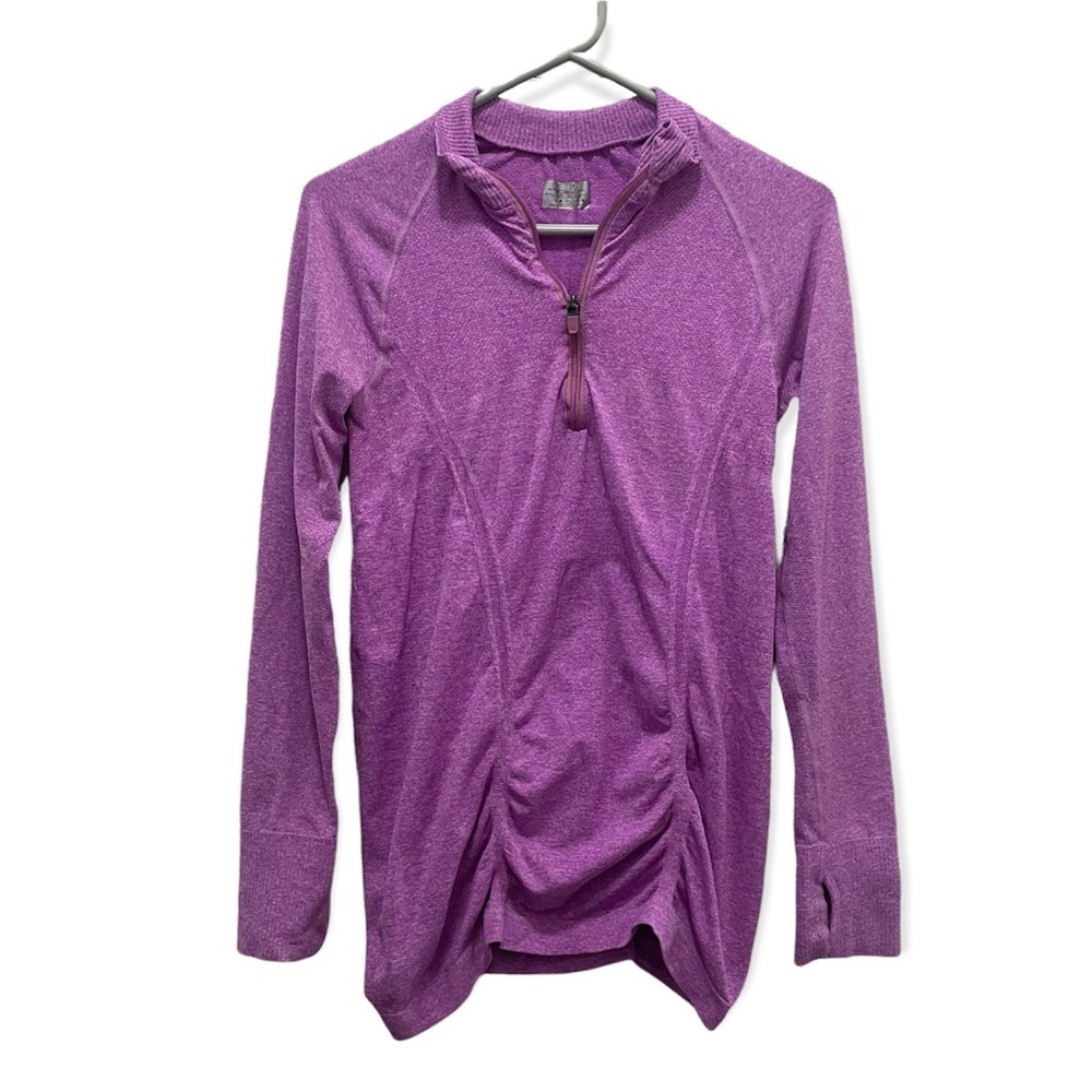Athleta Purple Quarter Zip Top